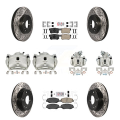 Transit Auto KCD-101140N Disc Brake Kit for 2013-2015 Honda Civic - Front and Rear product image