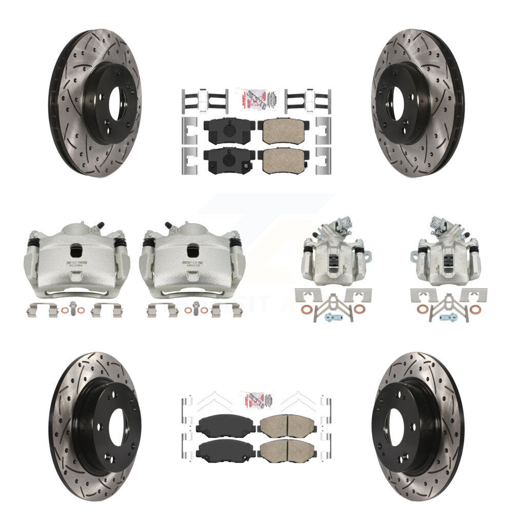 Transit Auto KCD-101143N Disc Brake Kit for 2014-2015 Acura ILX - Front and Rear product image