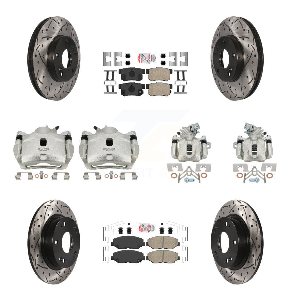 Transit Auto KCD-101144N Disc Brake Kit for 2014-2015 Acura ILX - Front and Rear product image