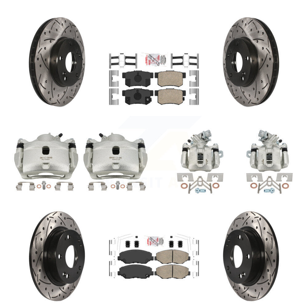 Transit Auto KCD-101145N Disc Brake Kit for 2014-2015 Acura ILX - Front and Rear product image