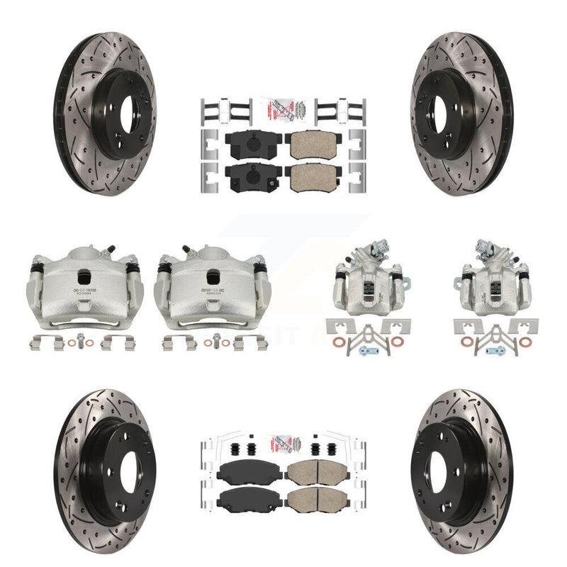 Transit Auto KCD-101145N Disc Brake Kit for 2014-2015 Acura ILX - Front and Rear product image