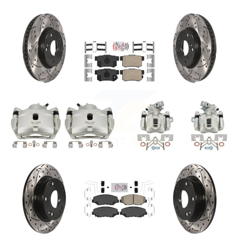 Transit Auto KCD-101149N Disc Brake Kit for 2015 Honda Civic - Front and Rear product image