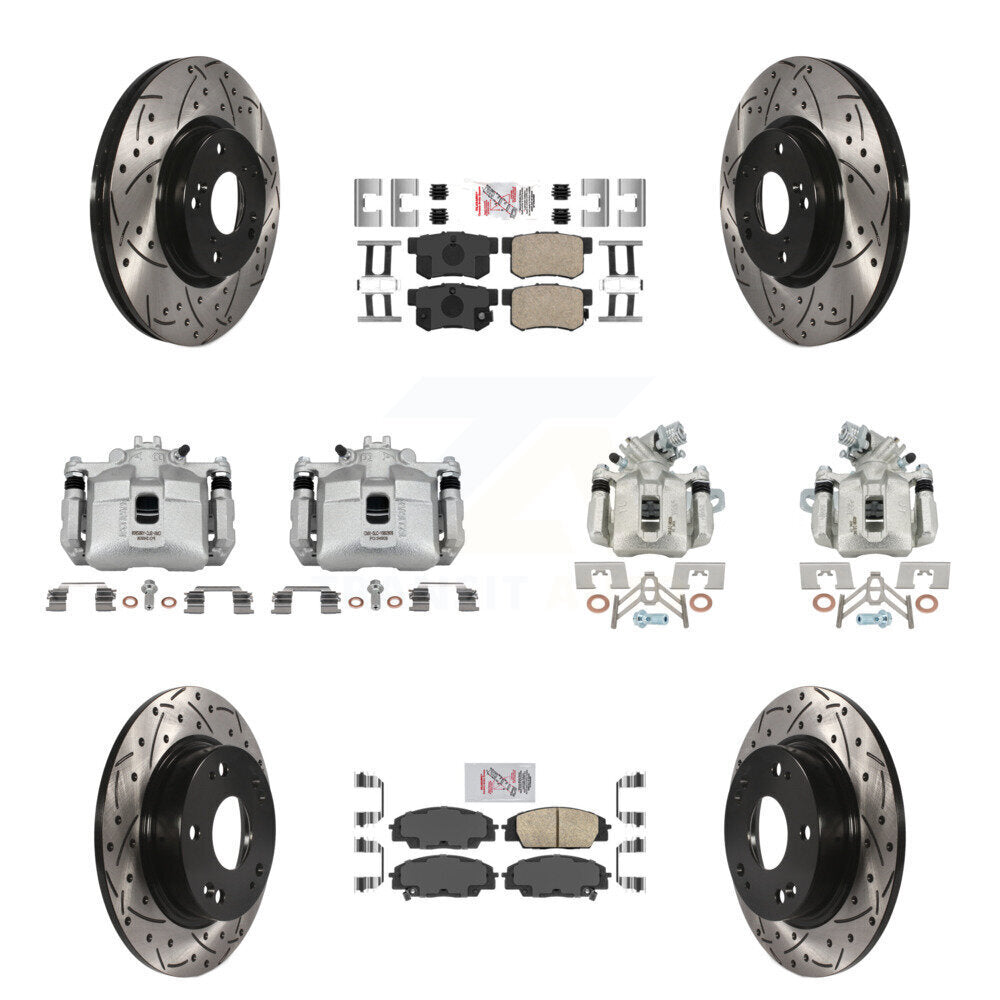 Transit Auto KCD-101150N Disc Brake Kit for 2006-2008 Honda Civic - Front and Rear product image