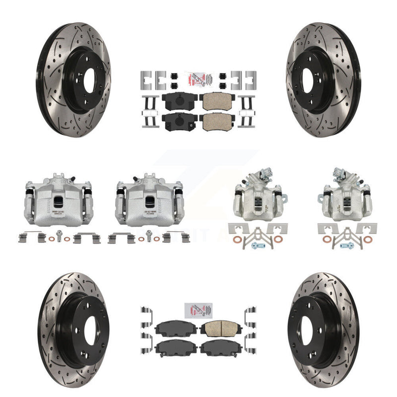 Transit Auto KCD-101150N Disc Brake Kit for 2006-2008 Honda Civic - Front and Rear product image