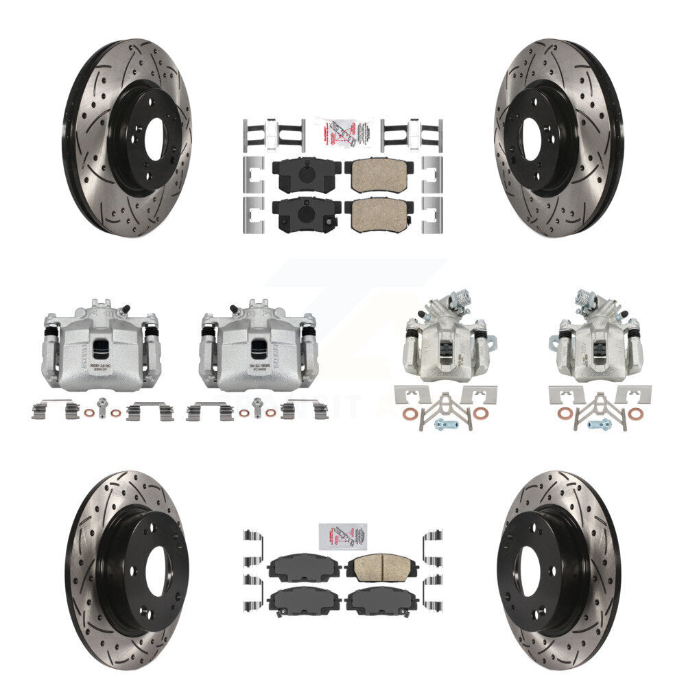 Transit Auto KCD-101151N Disc Brake Kit for 2006-2008 Honda Civic - Front and Rear product image
