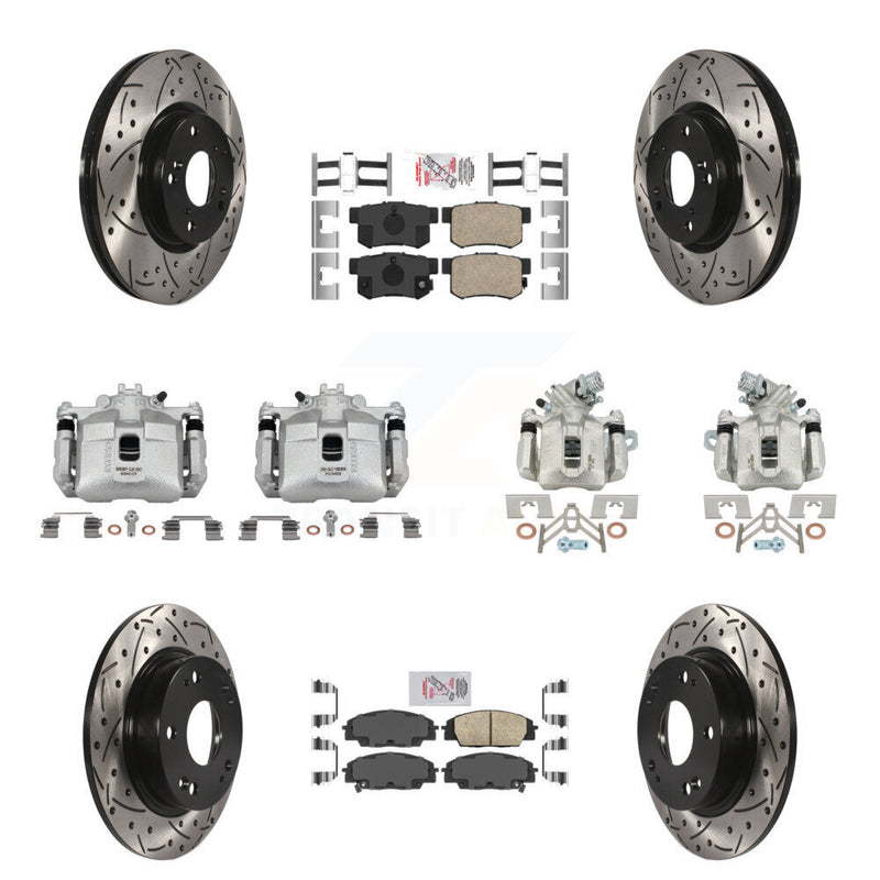 Transit Auto KCD-101151N Disc Brake Kit for 2006-2008 Honda Civic - Front and Rear product image