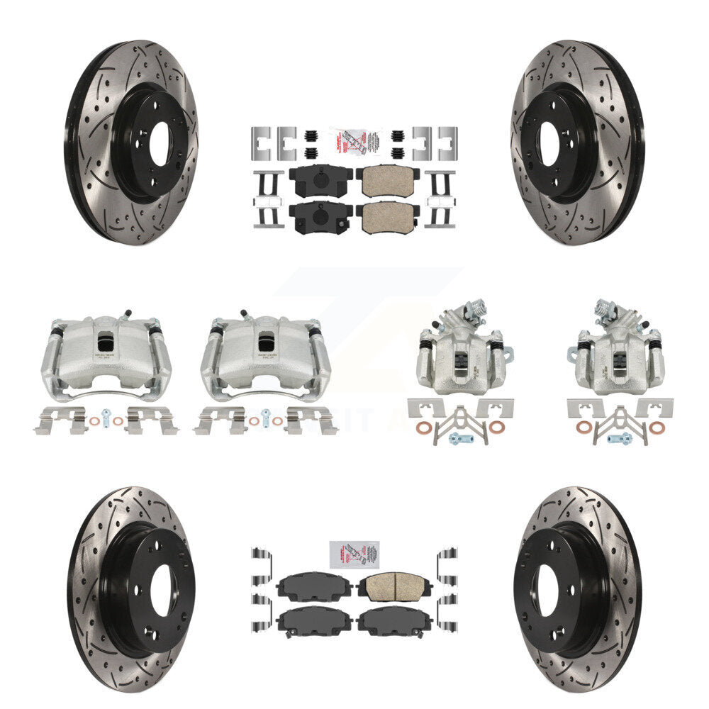 Transit Auto KCD-101156N Disc Brake Kit for 2007-2010 Acura CSX - Front and Rear product image