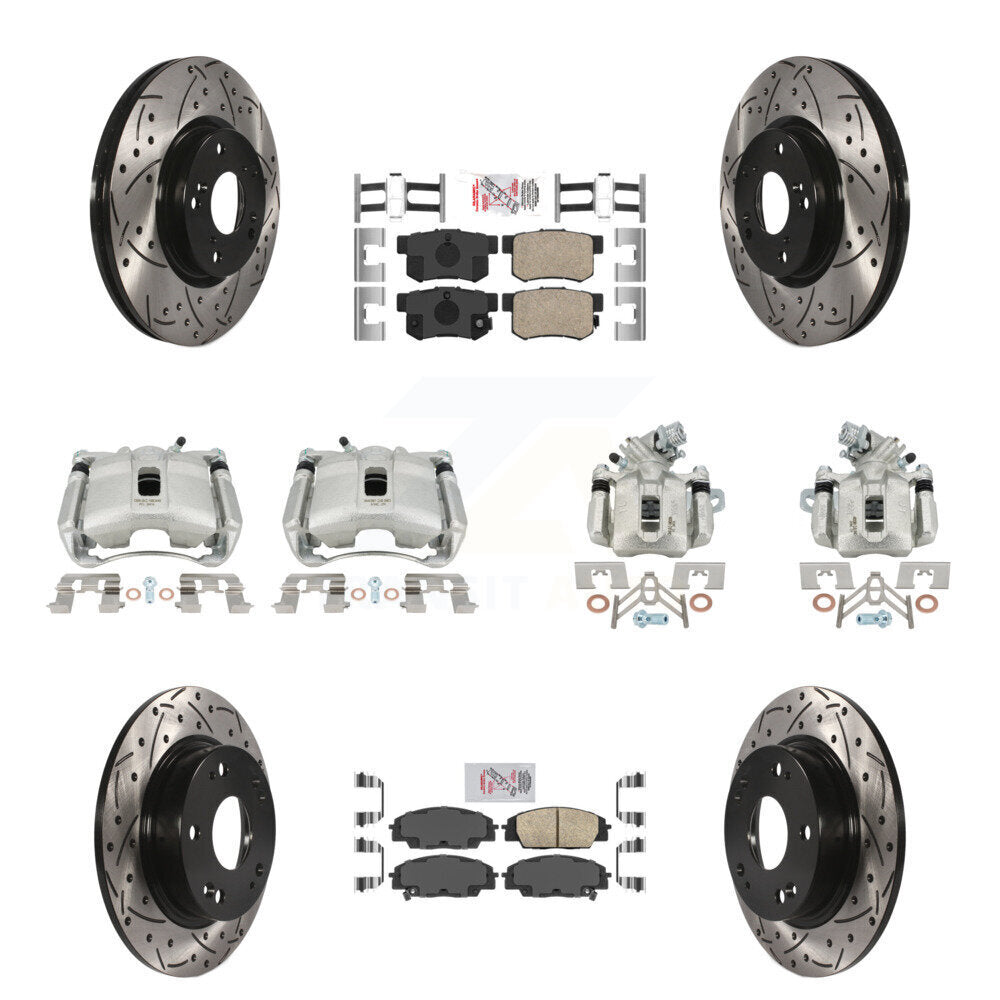 Transit Auto KCD-101157N Disc Brake Kit for 2007-2010 Acura CSX - Front and Rear product image