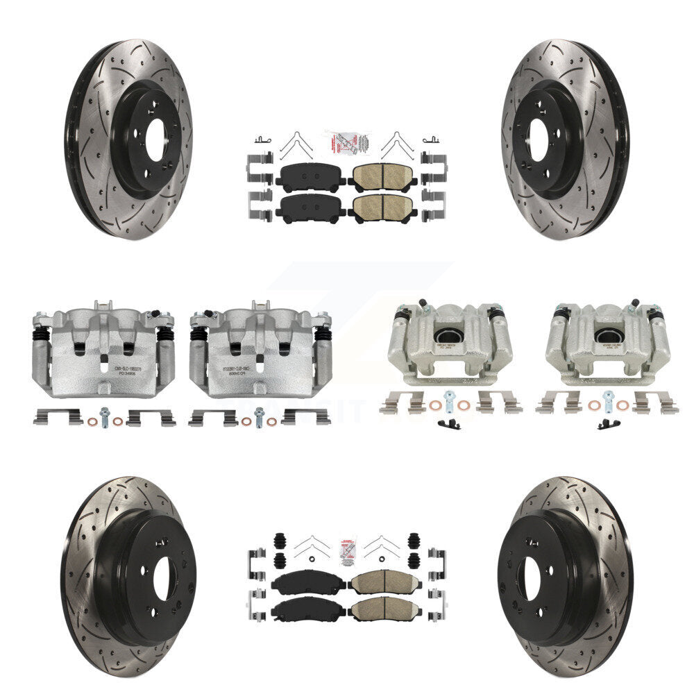 Transit Auto KCD-101158N Disc Brake Kit for 2007-2013 Acura ZDX, Acura MDX - Front and Rear product image