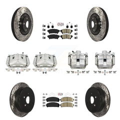 Transit Auto KCD-101186N Disc Brake Kit for 2010-2012 Toyota Sienna, Lexus RX350 - Front and Rear product image