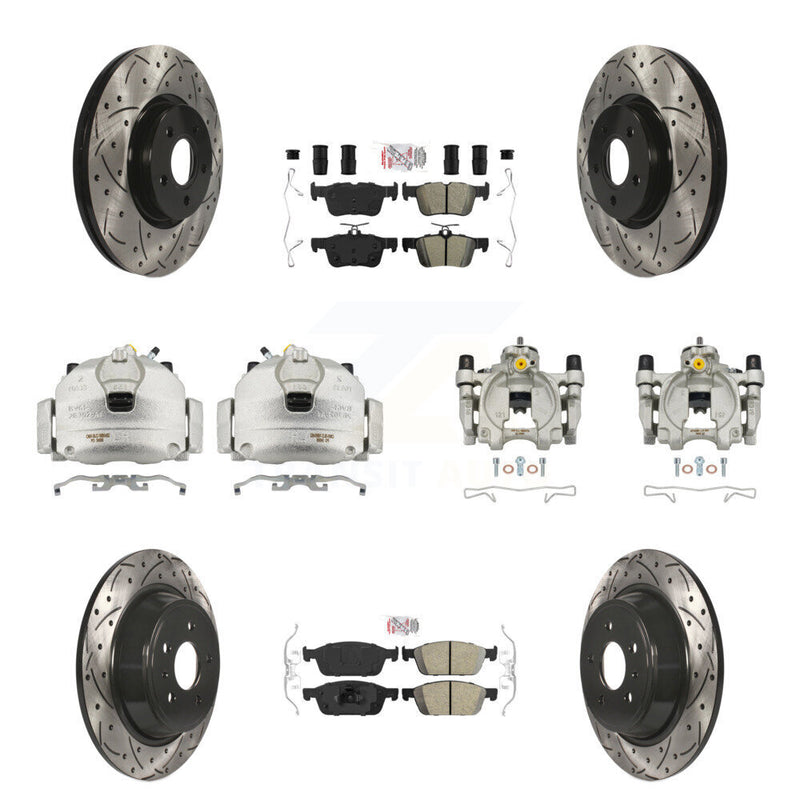 Transit Auto KCD-101193N Disc Brake Kit for 2017-2019 Lincoln MKC, Ford Escape - Front and Rear product image