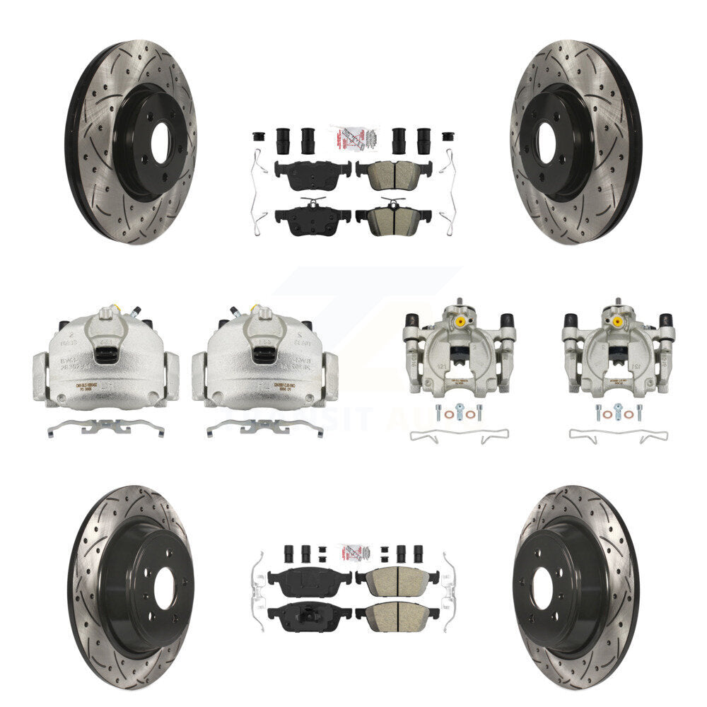 Transit Auto KCD-101196N Disc Brake Kit for 2017-2019 Lincoln MKC, Ford Escape - Front and Rear product image