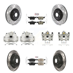 Transit Auto KCD-101198N Disc Brake Kit for 2017-2019 Lincoln MKC - Front and Rear product image