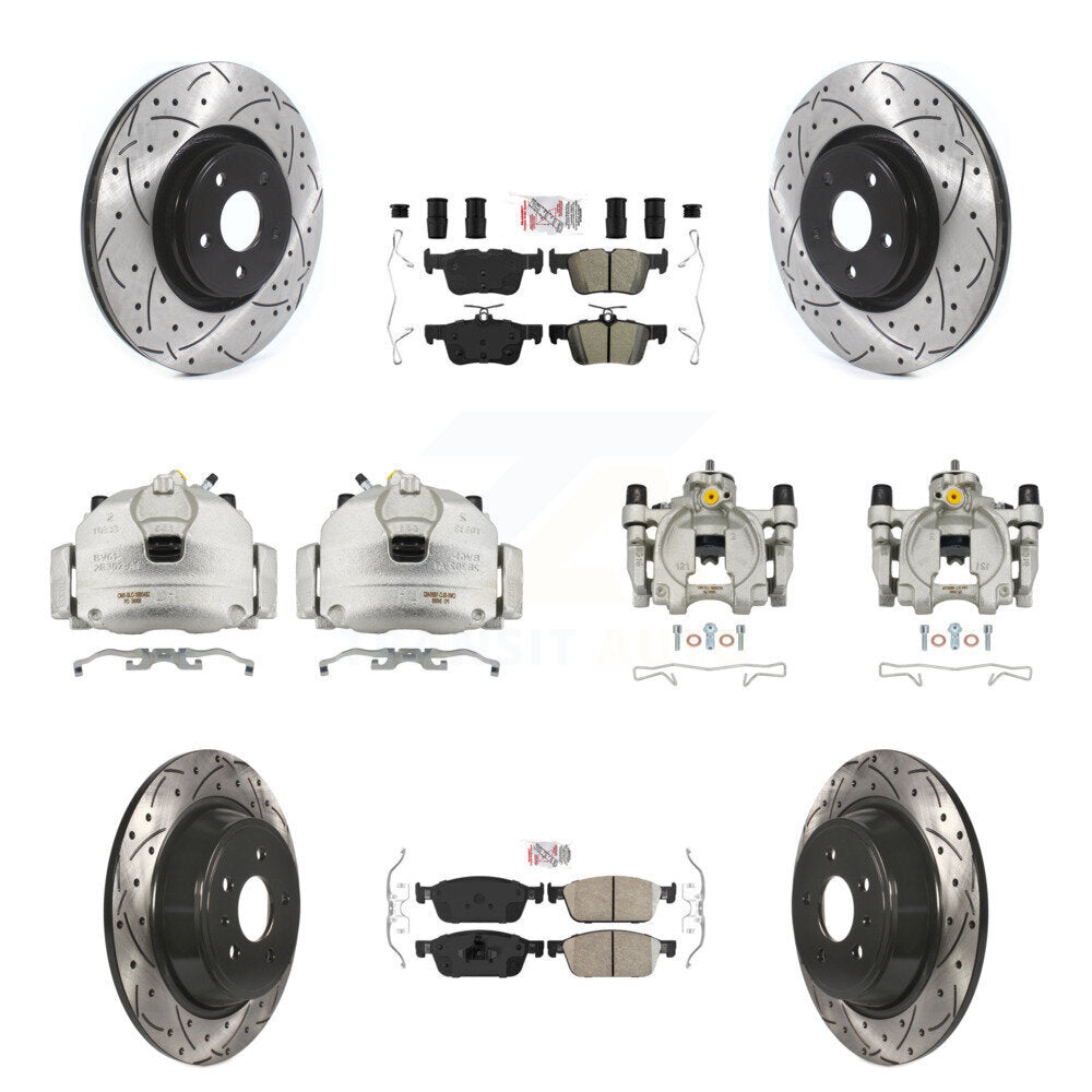 Transit Auto KCD-101199N Disc Brake Kit for 2017-2019 Lincoln MKC - Front and Rear product image