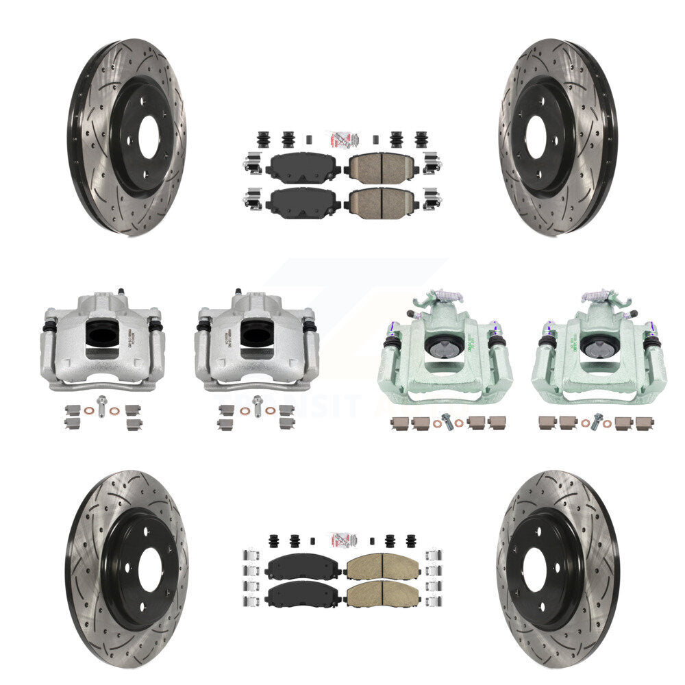 Transit Auto KCD-101217N Disc Brake Kit for 2012 Ram C/V - Front and Rear product image
