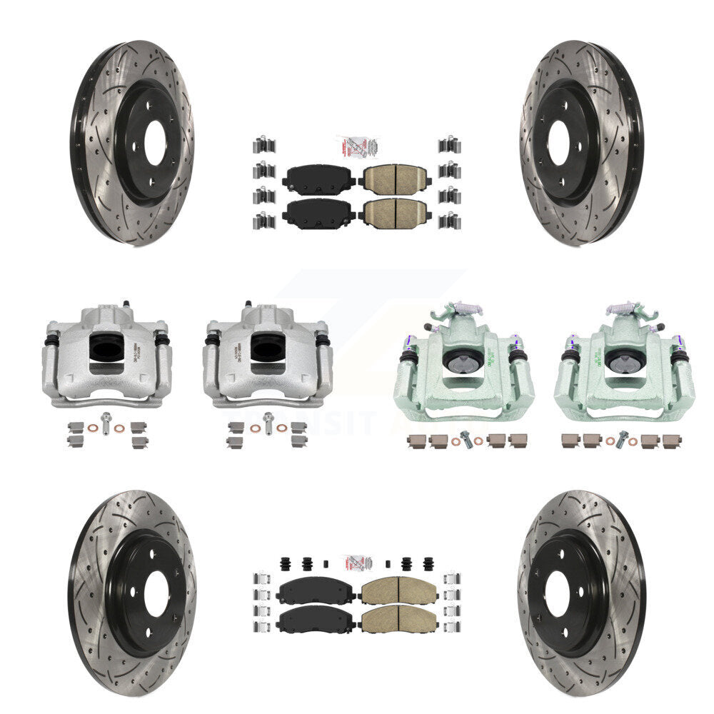 Transit Auto KCD-101218N Disc Brake Kit for 2012 Ram C/V - Front and Rear product image