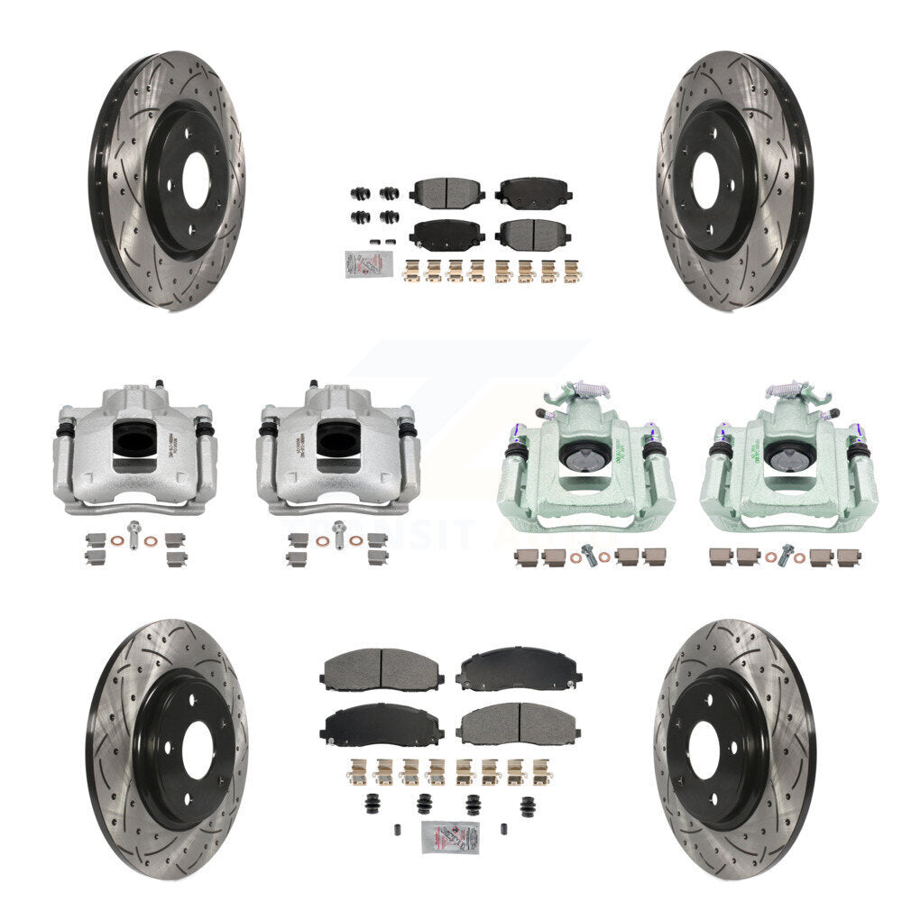 Transit Auto KCD-101222N Disc Brake Kit for 2012 Ram C/V - Front and Rear product image