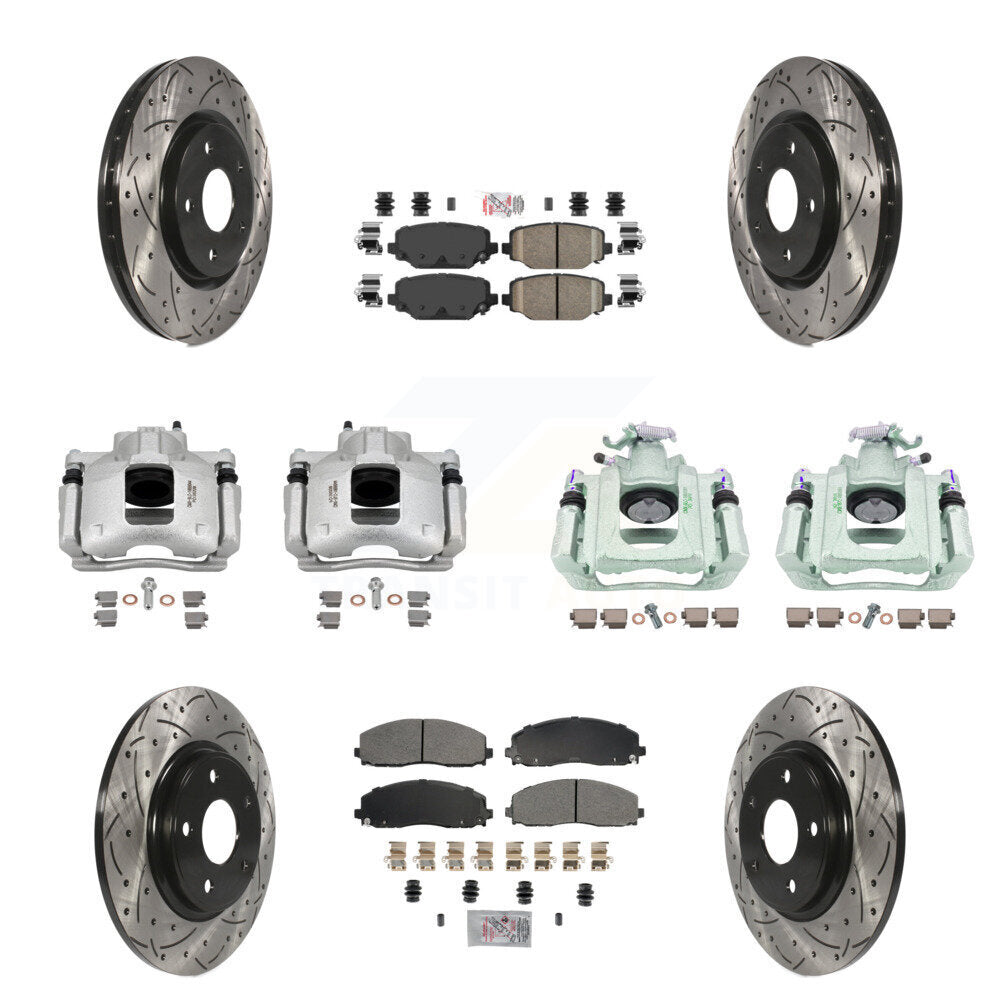 Transit Auto KCD-101223N Disc Brake Kit for 2012 Ram C/V - Front and Rear product image