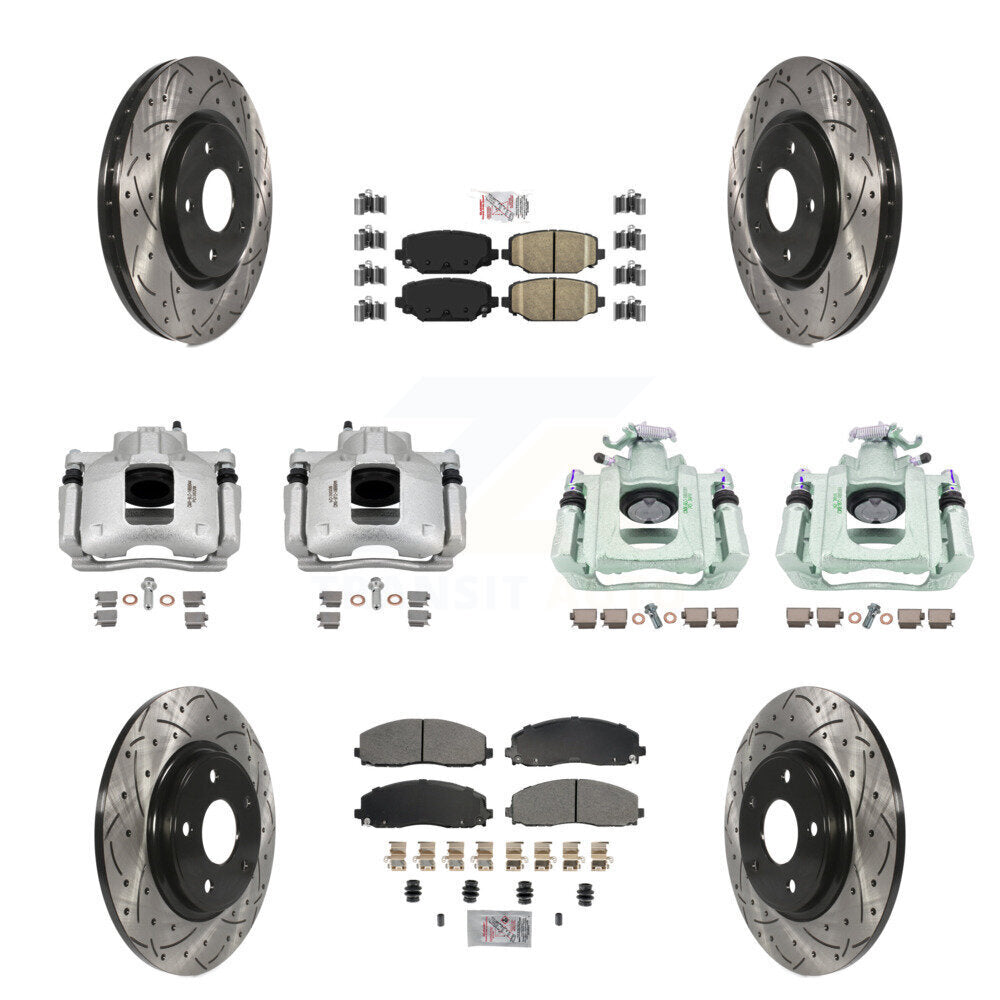 Transit Auto KCD-101224N Disc Brake Kit for 2012 Ram C/V - Front and Rear product image