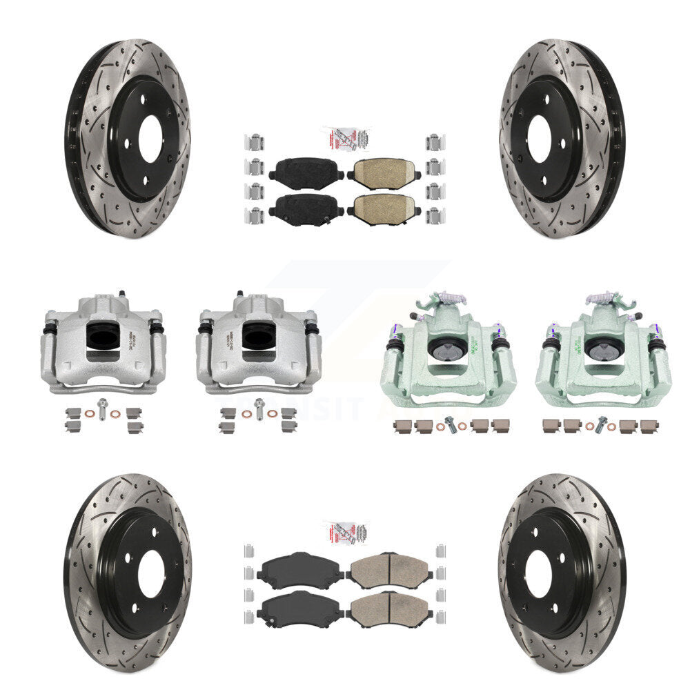 Transit Auto KCD-101228N Disc Brake Kit for 2012 Ram C/V - Front and Rear product image