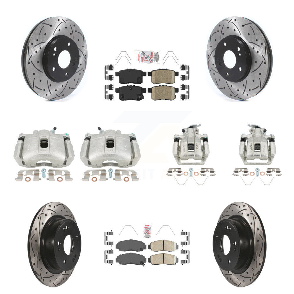 Transit Auto KCD-101231N Disc Brake Kit for 2008-2014 Honda Accord, Acura TSX - Front and Rear product image