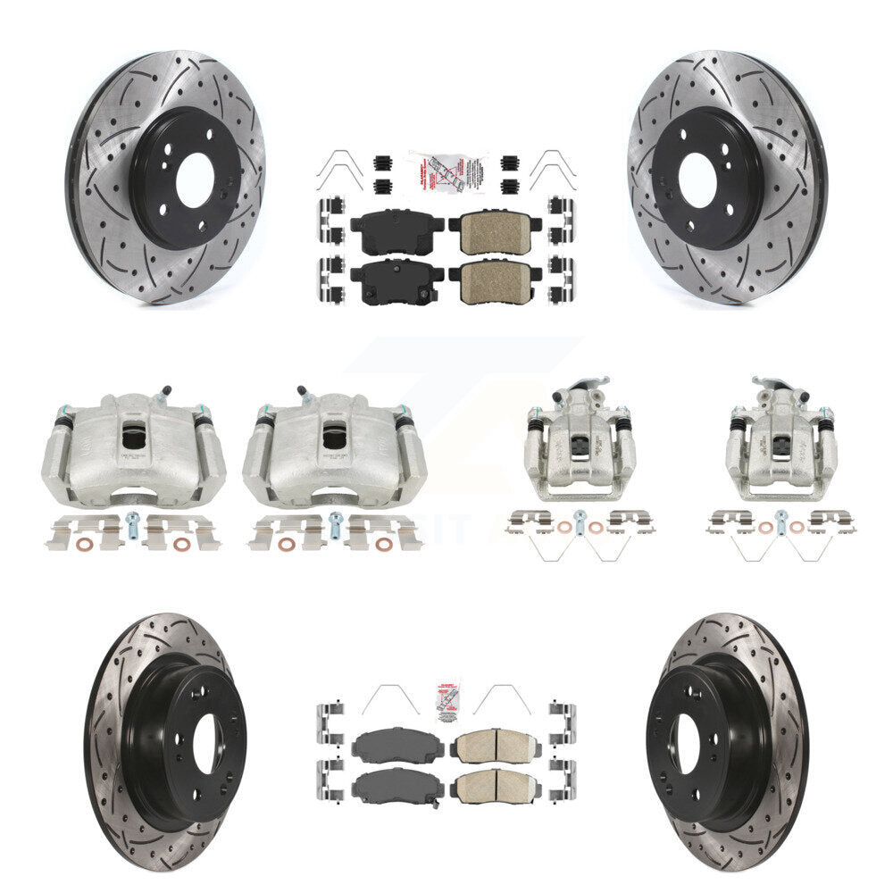 Transit Auto KCD-101232N Disc Brake Kit for 2008-2014 Honda Accord, Acura TSX - Front and Rear product image