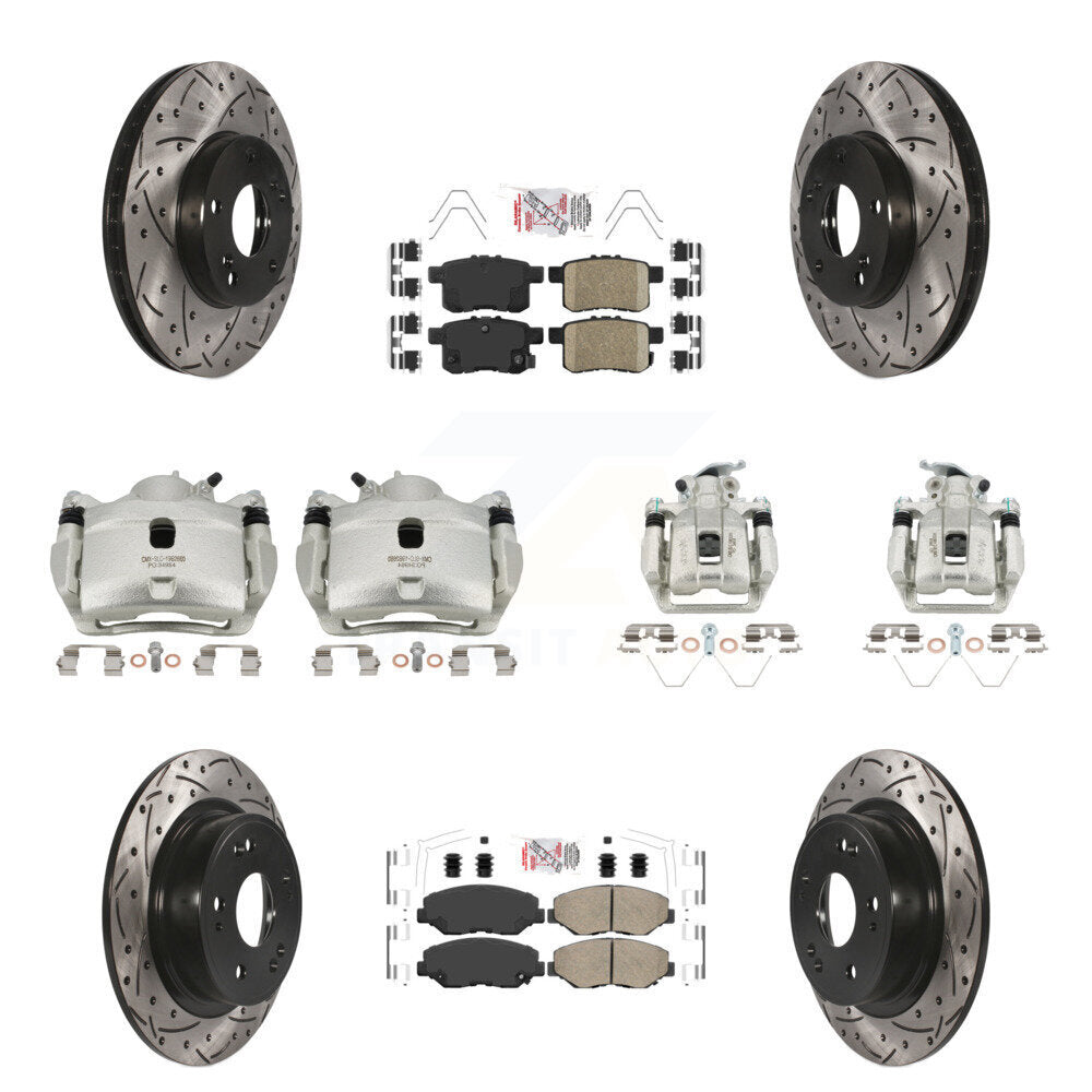 Transit Auto KCD-101235N Disc Brake Kit for 2008-2012 Honda Accord - Front and Rear product image