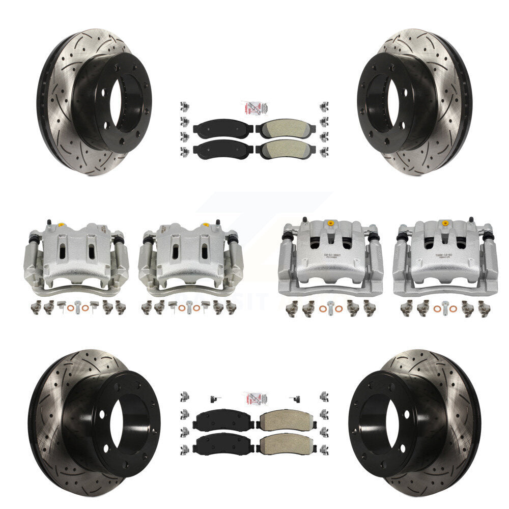 Transit Auto KCD-101243N Disc Brake Kit for 2010-2012 Ford F-250 Super Duty, Ford F-350 Super Duty - Front and Rear product image