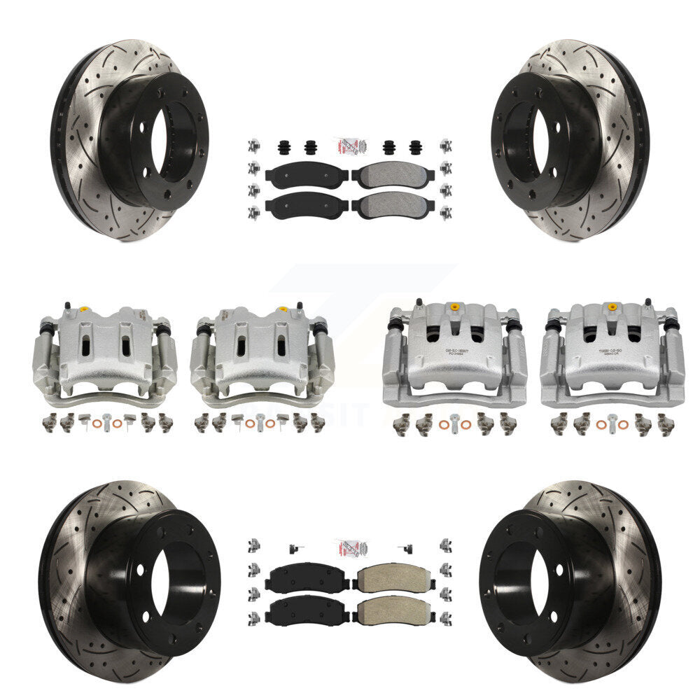 Transit Auto KCD-101244N Disc Brake Kit for 2010-2012 Ford F-250 Super Duty, Ford F-350 Super Duty - Front and Rear product image