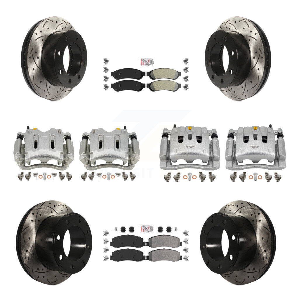 Transit Auto KCD-101245N Disc Brake Kit for 2010-2012 Ford F-250 Super Duty, Ford F-350 Super Duty - Front and Rear product image