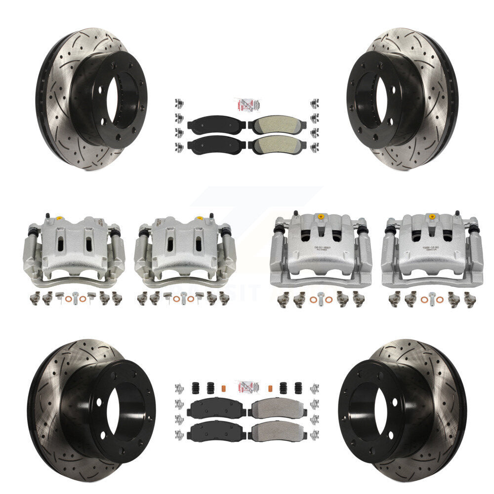 Transit Auto KCD-101251N Disc Brake Kit for 2008-2009 Ford F-250 Super Duty - Front and Rear product image
