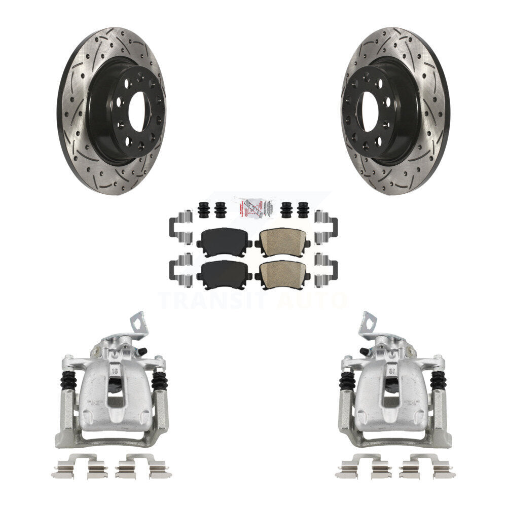 Transit Auto KCD-101253N Disc Brake Kit for 2009-2012 Volkswagen CC, Volkswagen Passat - Rear product image