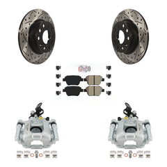 Transit Auto KCD-101264N Disc Brake Kit for 2010-2016 Volkswagen GTI, Volkswagen Beetle, Volkswagen Golf & more - Rear product image