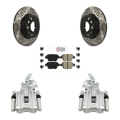 Transit Auto KCD-101266N Disc Brake Kit for 2011-2019 Volkswagen Beetle, Volkswagen Jetta, Volkswagen Golf - Rear product image