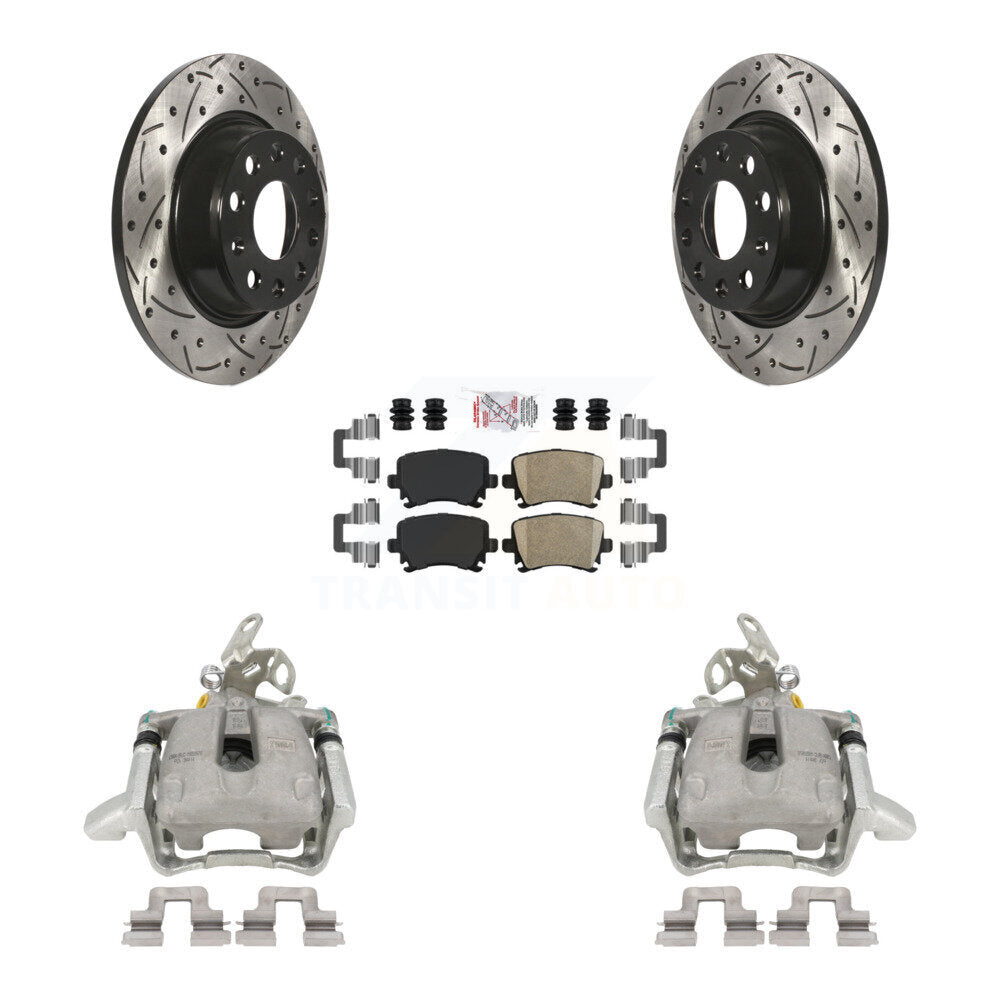 Transit Auto KCD-101267N Disc Brake Kit for 2006-2009 Volkswagen GTI, Audi A3 Quattro - Rear product image