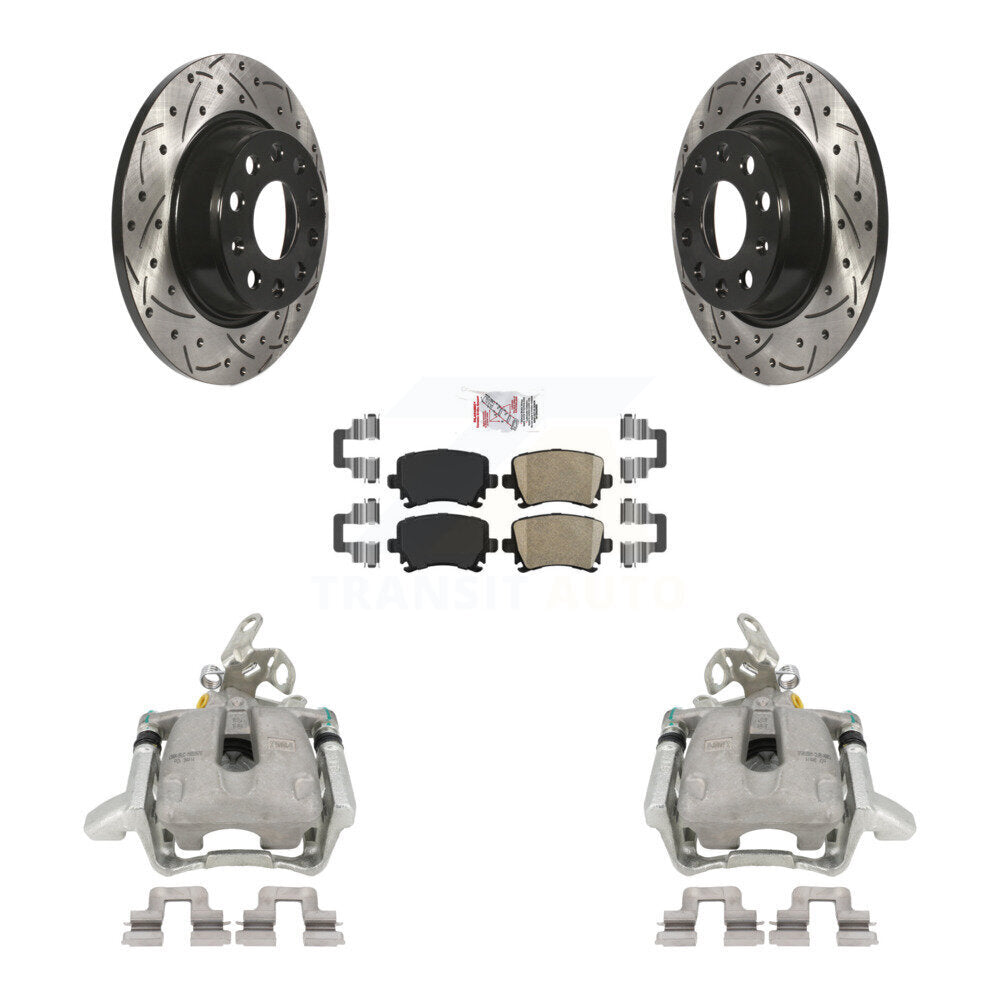 Transit Auto KCD-101268N Disc Brake Kit for 2006-2009 Volkswagen GTI, Audi A3 Quattro - Rear product image