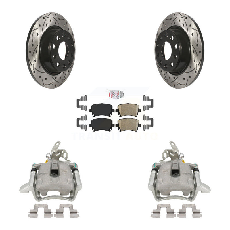 Transit Auto KCD-101268N Disc Brake Kit for 2006-2009 Volkswagen GTI, Audi A3 Quattro - Rear product image
