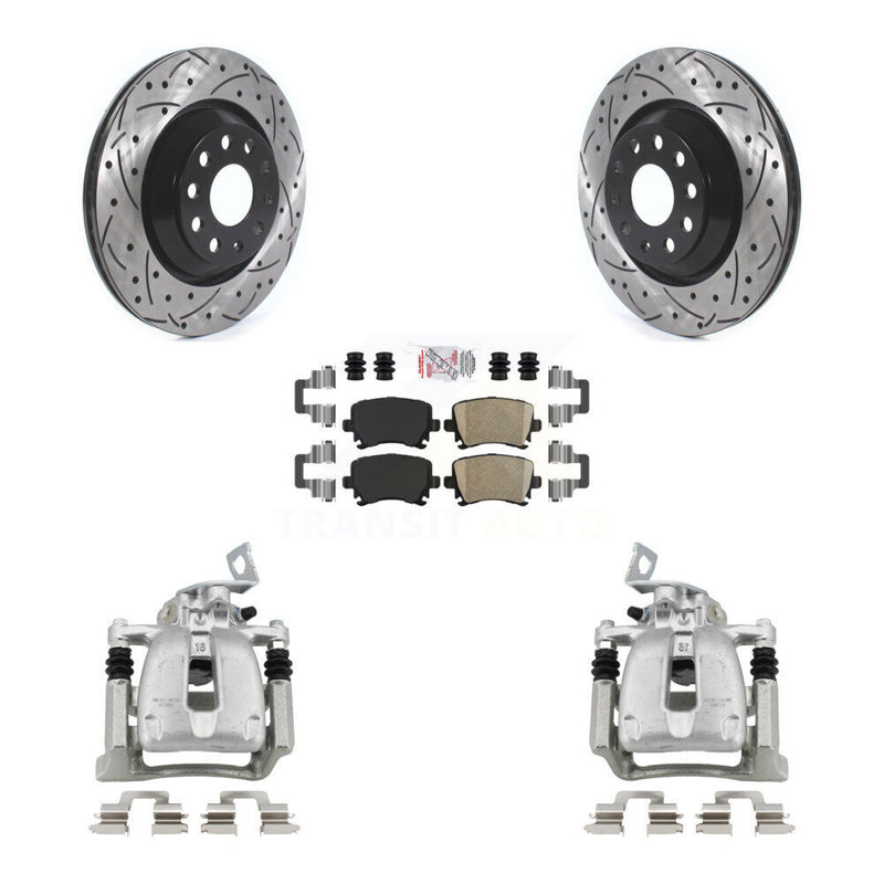 Transit Auto KCD-101269N Disc Brake Kit for 2009 Volkswagen CC, Volkswagen Passat, Volkswagen Passat CC - Rear product image