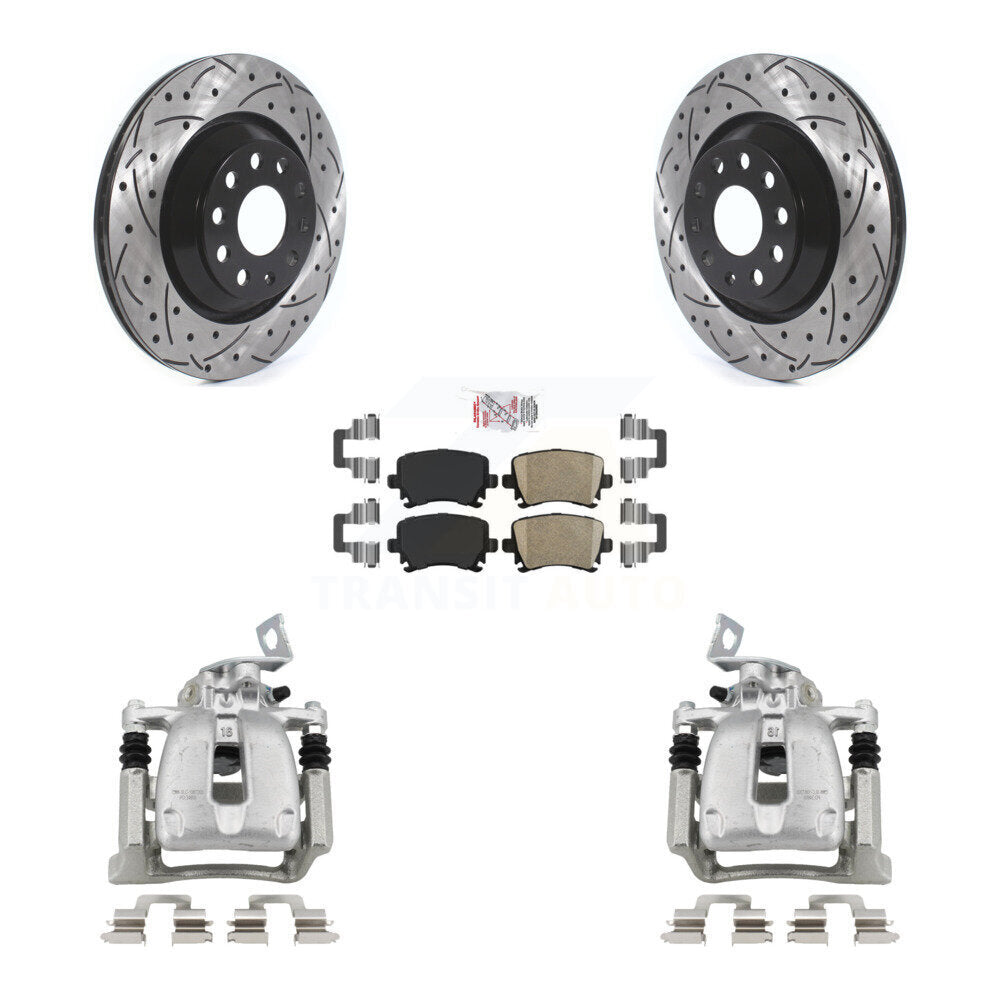 Transit Auto KCD-101270N Disc Brake Kit for 2009 Volkswagen CC, Volkswagen Passat, Volkswagen Passat CC - Rear product image