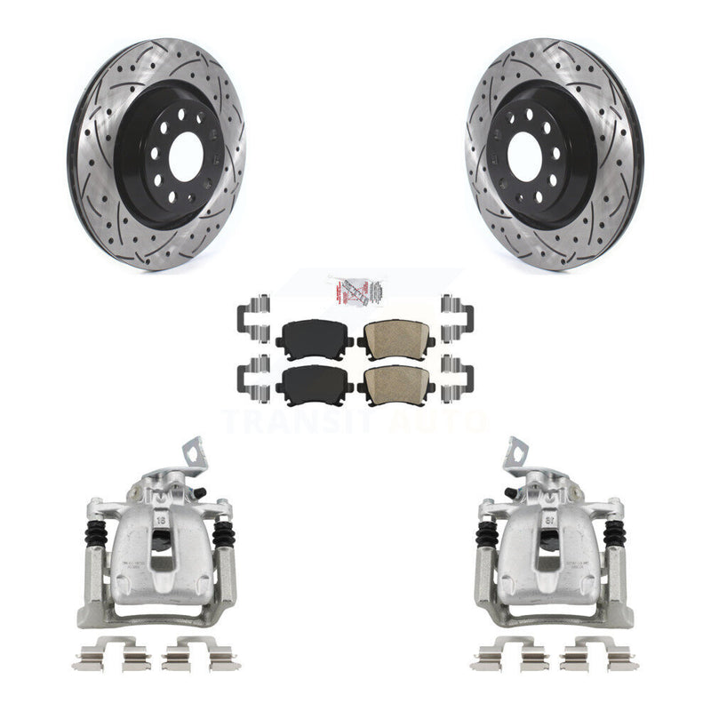 Transit Auto KCD-101270N Disc Brake Kit for 2009 Volkswagen CC, Volkswagen Passat, Volkswagen Passat CC - Rear product image