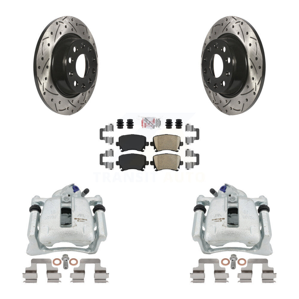 Transit Auto KCD-101271N Disc Brake Kit for 2009-2011 Volkswagen CC, Volkswagen Tiguan - Rear product image