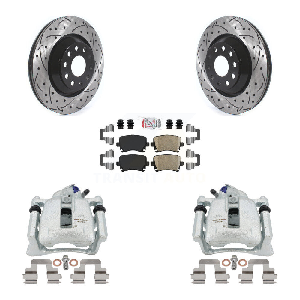 Transit Auto KCD-101273N Disc Brake Kit for 2009-2010 Volkswagen CC, Volkswagen Passat CC - Rear product image