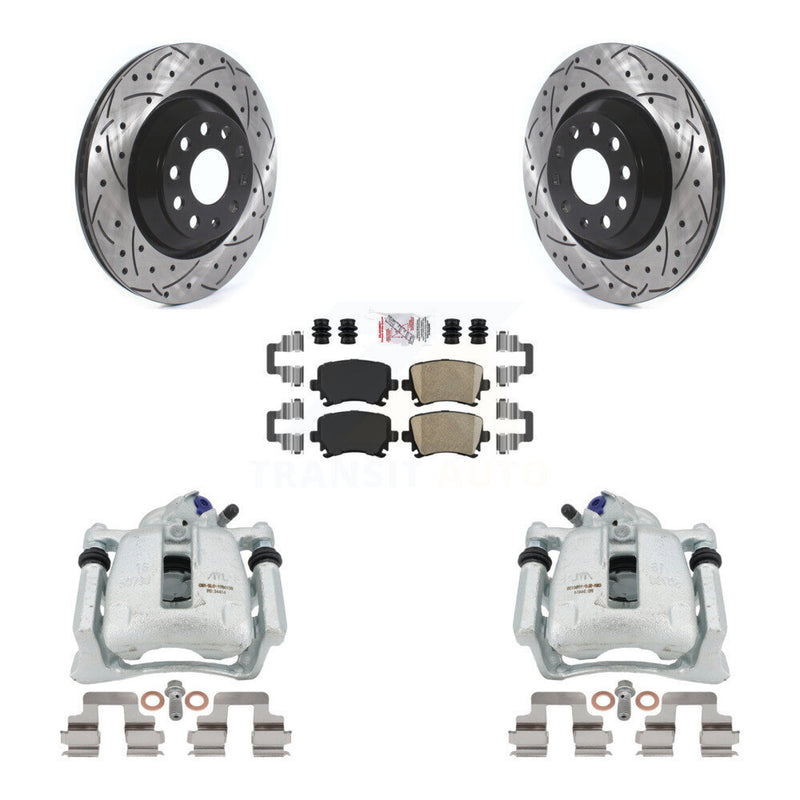 Transit Auto KCD-101273N Disc Brake Kit for 2009-2010 Volkswagen CC, Volkswagen Passat CC - Rear product image