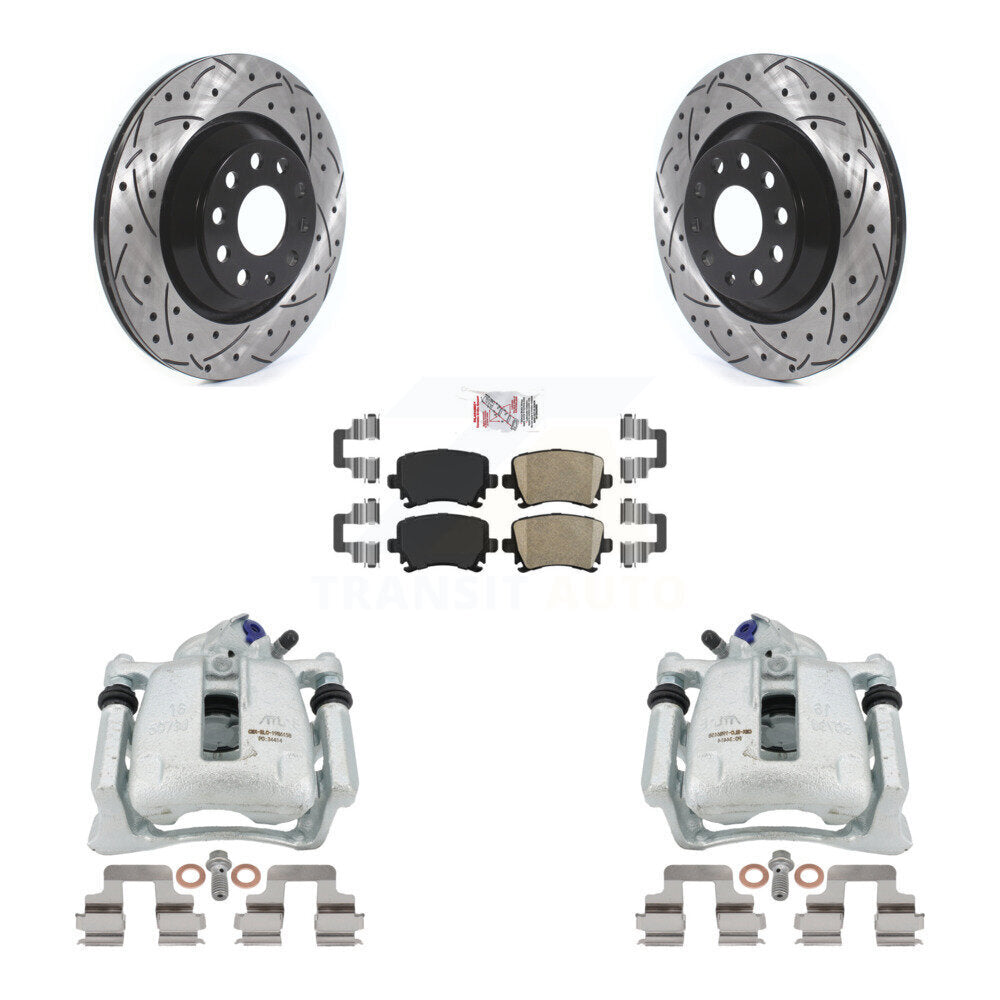 Transit Auto KCD-101274N Disc Brake Kit for 2009-2010 Volkswagen CC, Volkswagen Passat CC - Rear product image