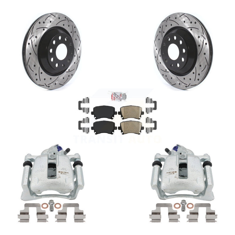 Transit Auto KCD-101274N Disc Brake Kit for 2009-2010 Volkswagen CC, Volkswagen Passat CC - Rear product image