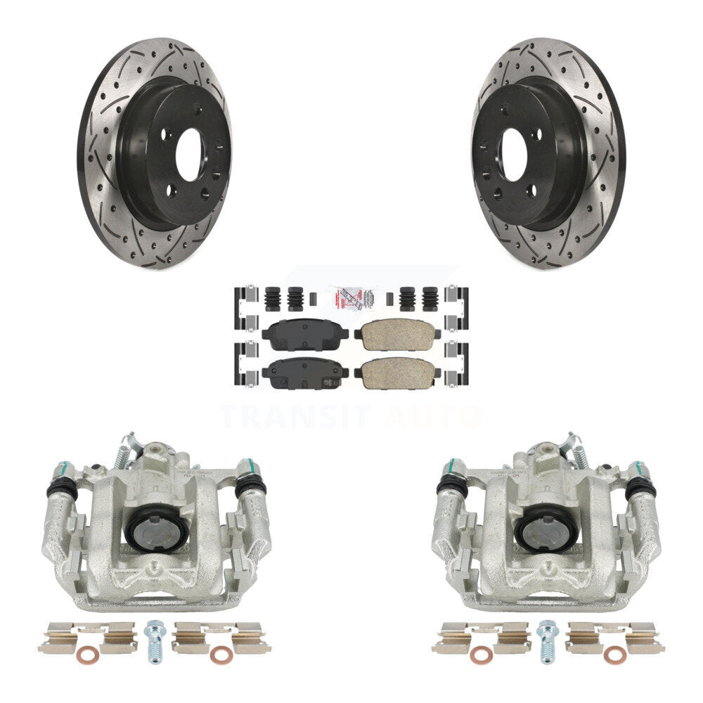 Transit Auto KCD-101281N Disc Brake Kit for 2011-2016 Chevrolet Cruze Limited, Chevrolet Cruze - Rear product image