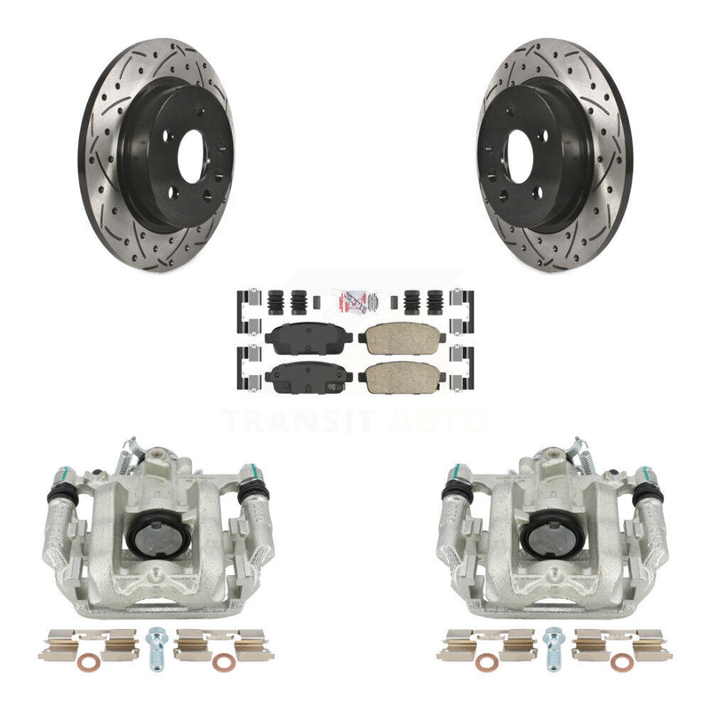 Transit Auto KCD-101281N Disc Brake Kit for 2011-2016 Chevrolet Cruze Limited, Chevrolet Cruze - Rear product image
