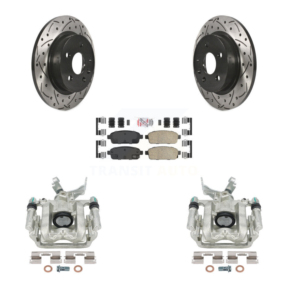 Transit Auto KCD-101285N Disc Brake Kit for 2013-2017 Chevrolet Sonic, Buick Encore, Chevrolet Trax - Rear product image