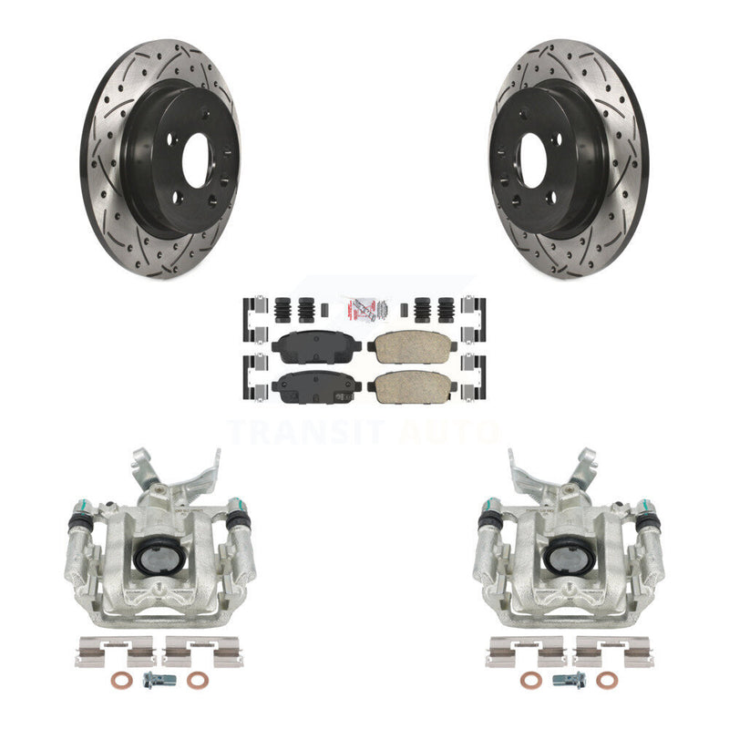 Transit Auto KCD-101285N Disc Brake Kit for 2013-2017 Chevrolet Sonic, Buick Encore, Chevrolet Trax - Rear product image