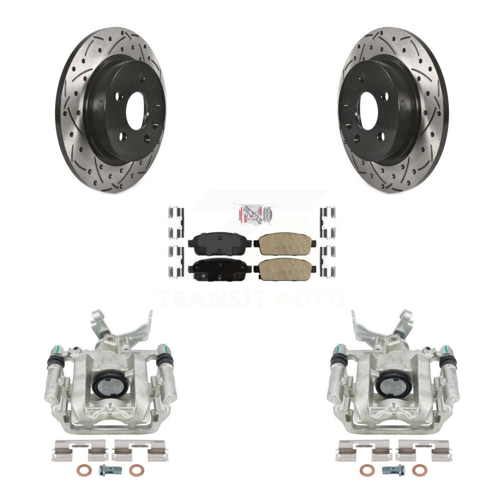 Transit Auto KCD-101286N Disc Brake Kit for 2013-2017 Chevrolet Sonic, Buick Encore, Chevrolet Trax - Rear product image